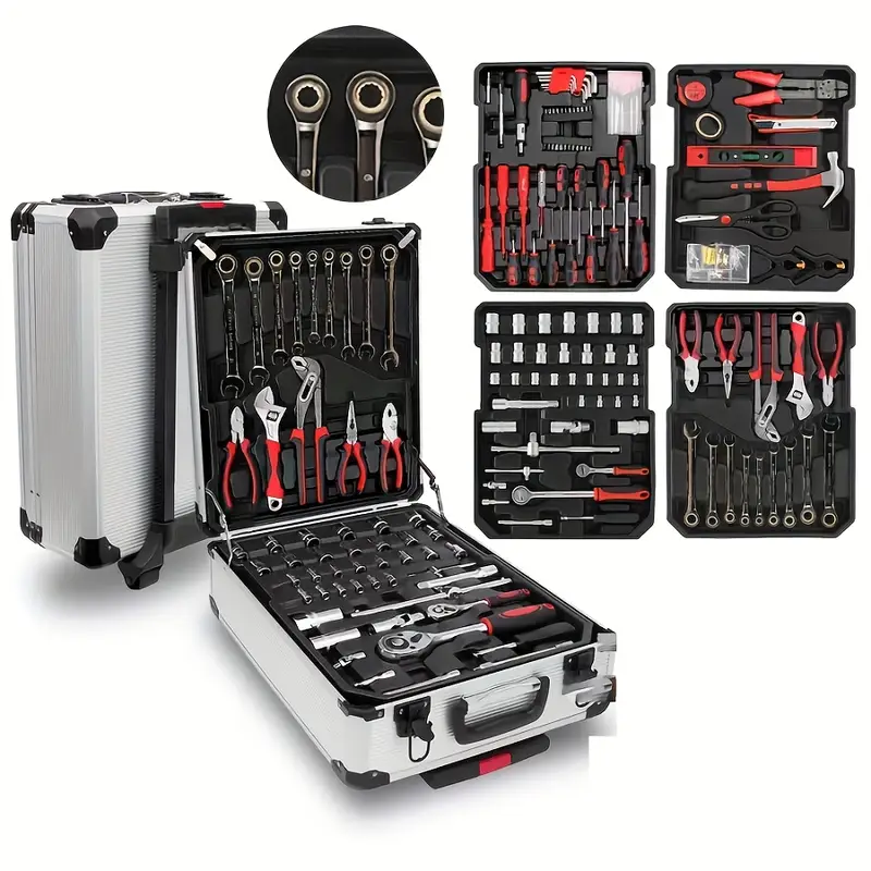 899/45pcs Professional Tool Set, Multi-functional Toolbox, Portable Design, For Home And Car Repair, A Tool Set For DIY Enthusiasts And Professionals