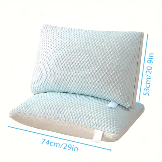 2pcs Cooling Pillows With Massage Beads, Cooling Bead Neck Pillow For Adults